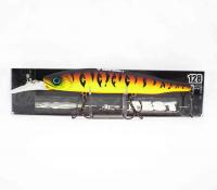 Воблер Gan Craft Rest 128 SF #INT 04 Matte Red Tiger