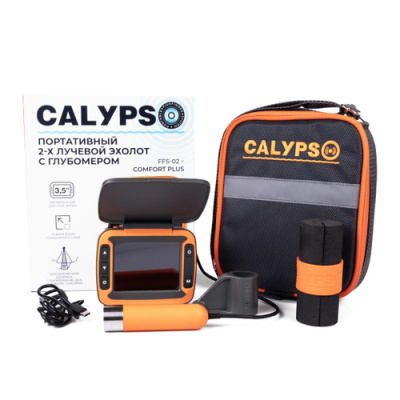 Портативный 2-х лучевой эхолот с глубомером ТМ CALYPSO FFS-02 COMFORT PLUS
